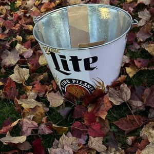 Miller LIGHT BEER BUCKETS one of each NEW🍺🍺🍺🍺